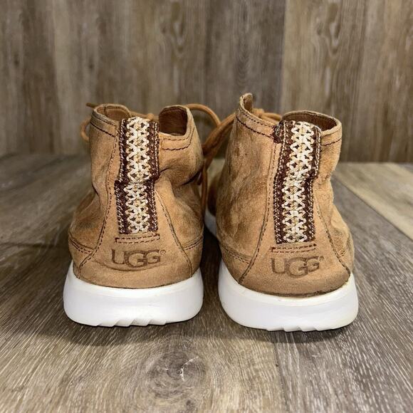 UGG Freamon Men's 11 Brown Beige Suede Chukka Ankle Boots Shoes Lace Up 1007645 - Picture 7 of 11